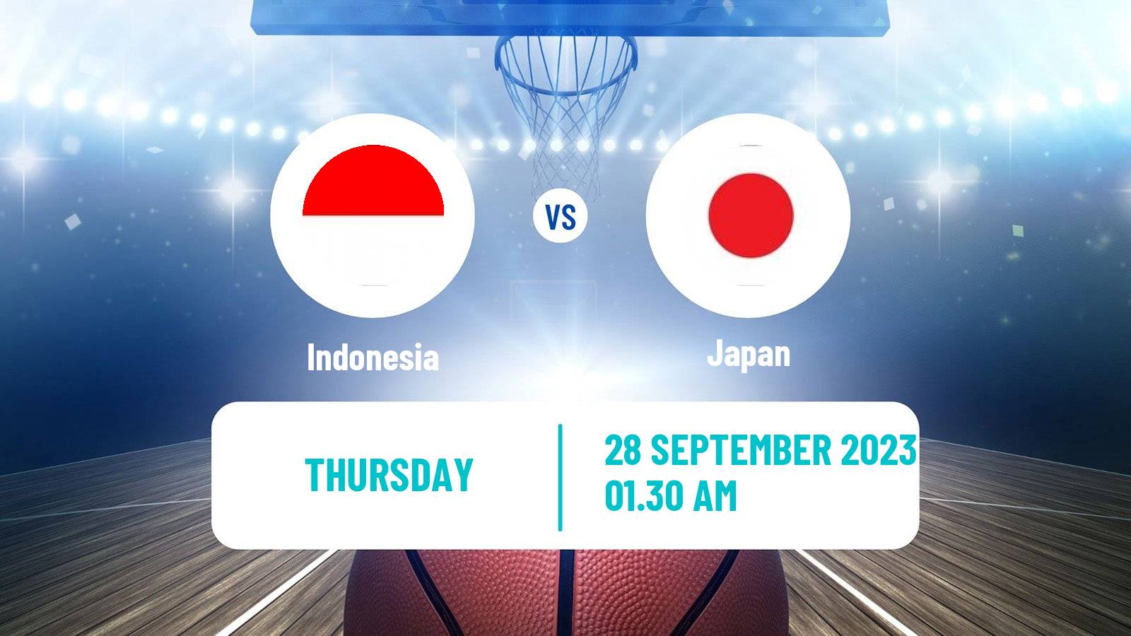 Basketball Asian Games Basketball Indonesia - Japan