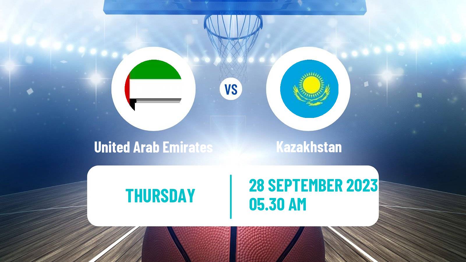 Basketball Asian Games Basketball United Arab Emirates - Kazakhstan