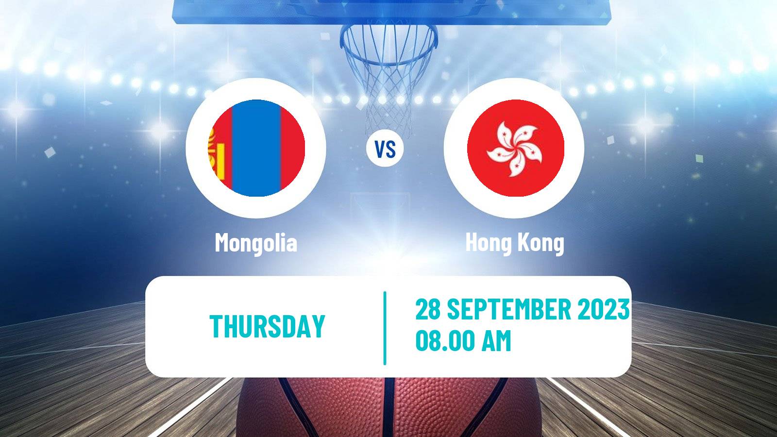 Basketball Asian Games Basketball Mongolia - Hong Kong