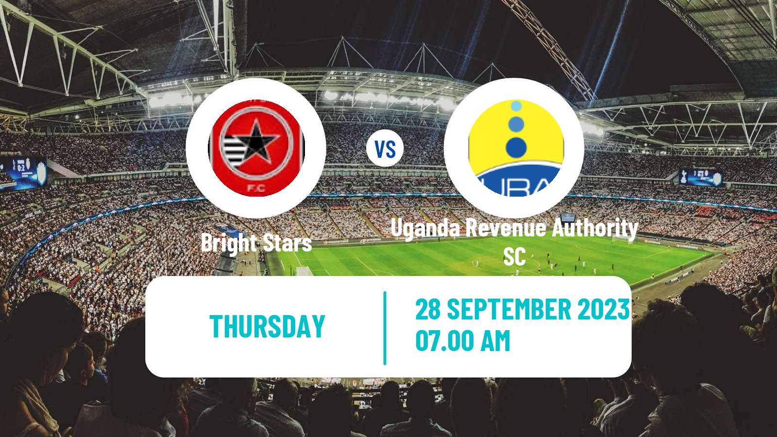 Soccer Ugandan Super League Bright Stars - Uganda Revenue Authority SC