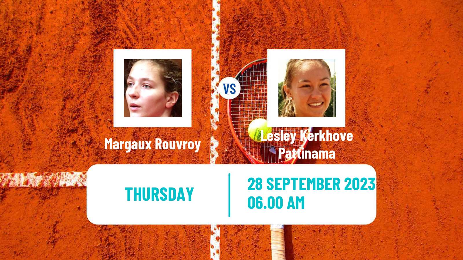 Tennis ITF W25 Santarem Women Margaux Rouvroy - Lesley Kerkhove Pattinama