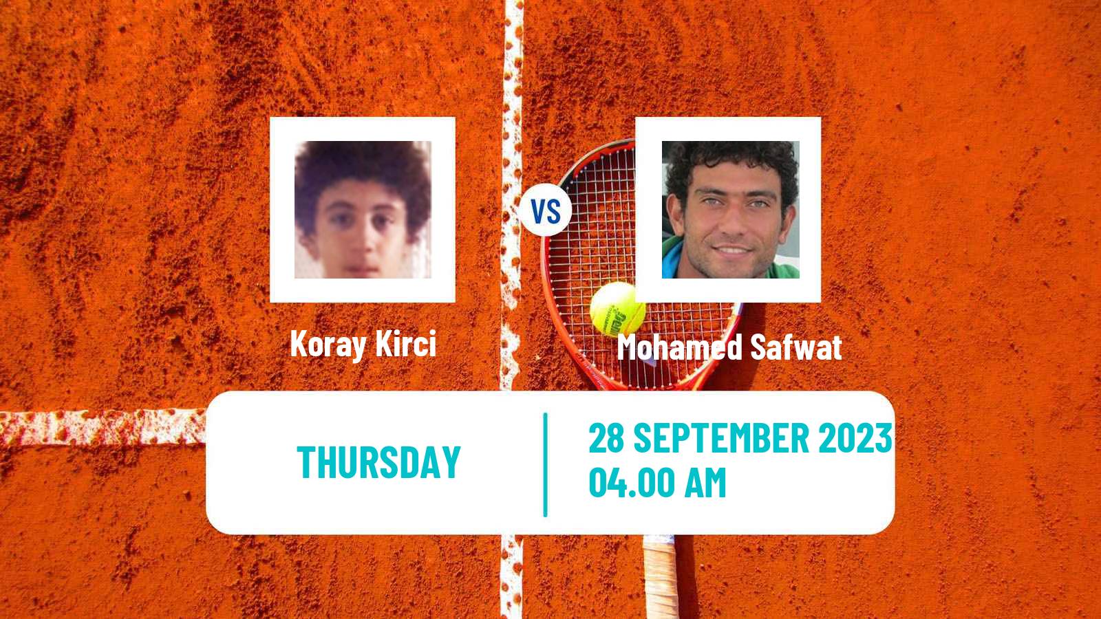 Tennis ITF M15 Sharm Elsheikh 11 Men Koray Kirci - Mohamed Safwat