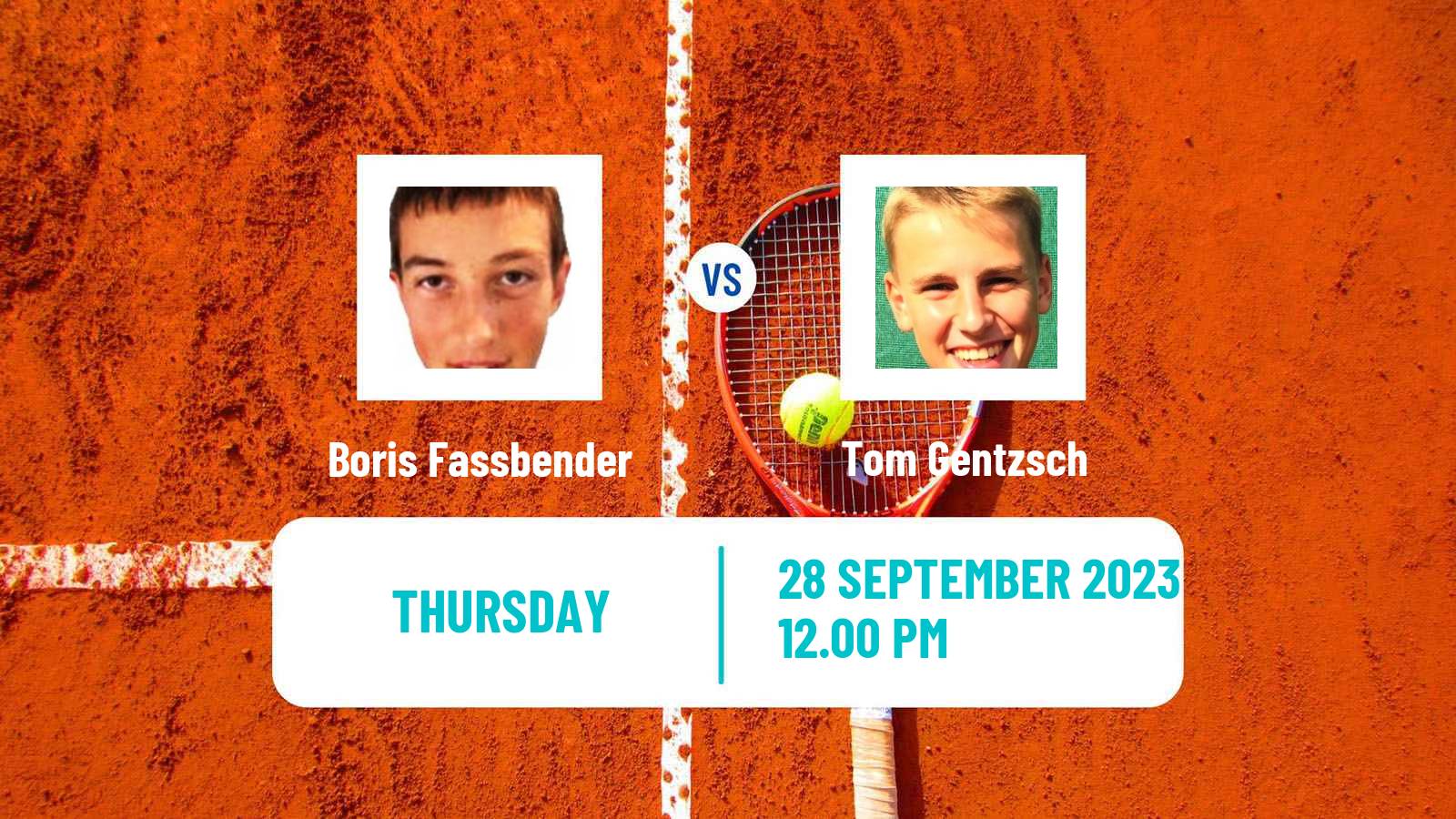Tennis ITF M15 Forbach Men Boris Fassbender - Tom Gentzsch