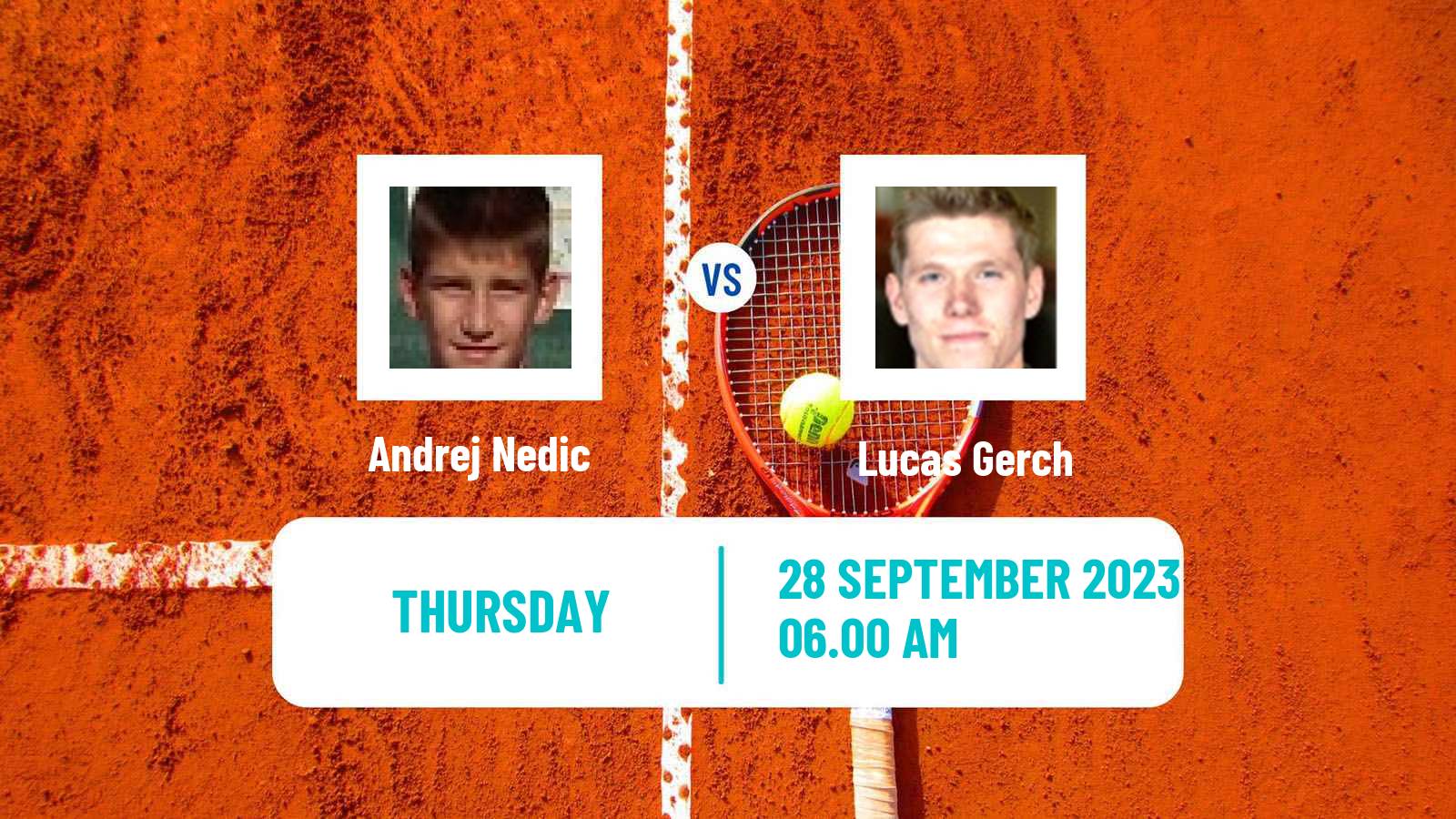 Tennis ITF M25 ZlatIBOr Men 2023 Andrej Nedic - Lucas Gerch