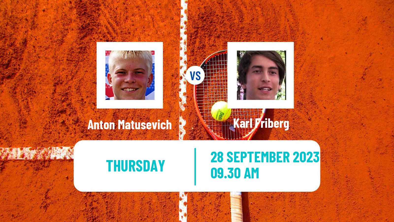 Tennis ITF M25 Falun Men Anton Matusevich - Karl Friberg