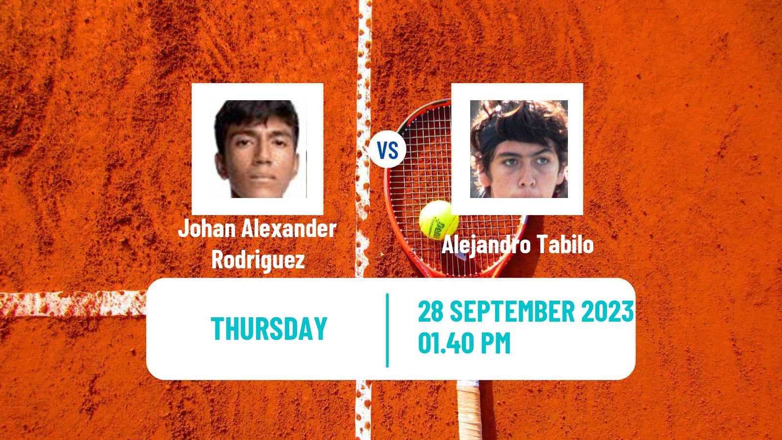 Tennis Bogota Challenger Men Johan Alexander Rodriguez - Alejandro Tabilo