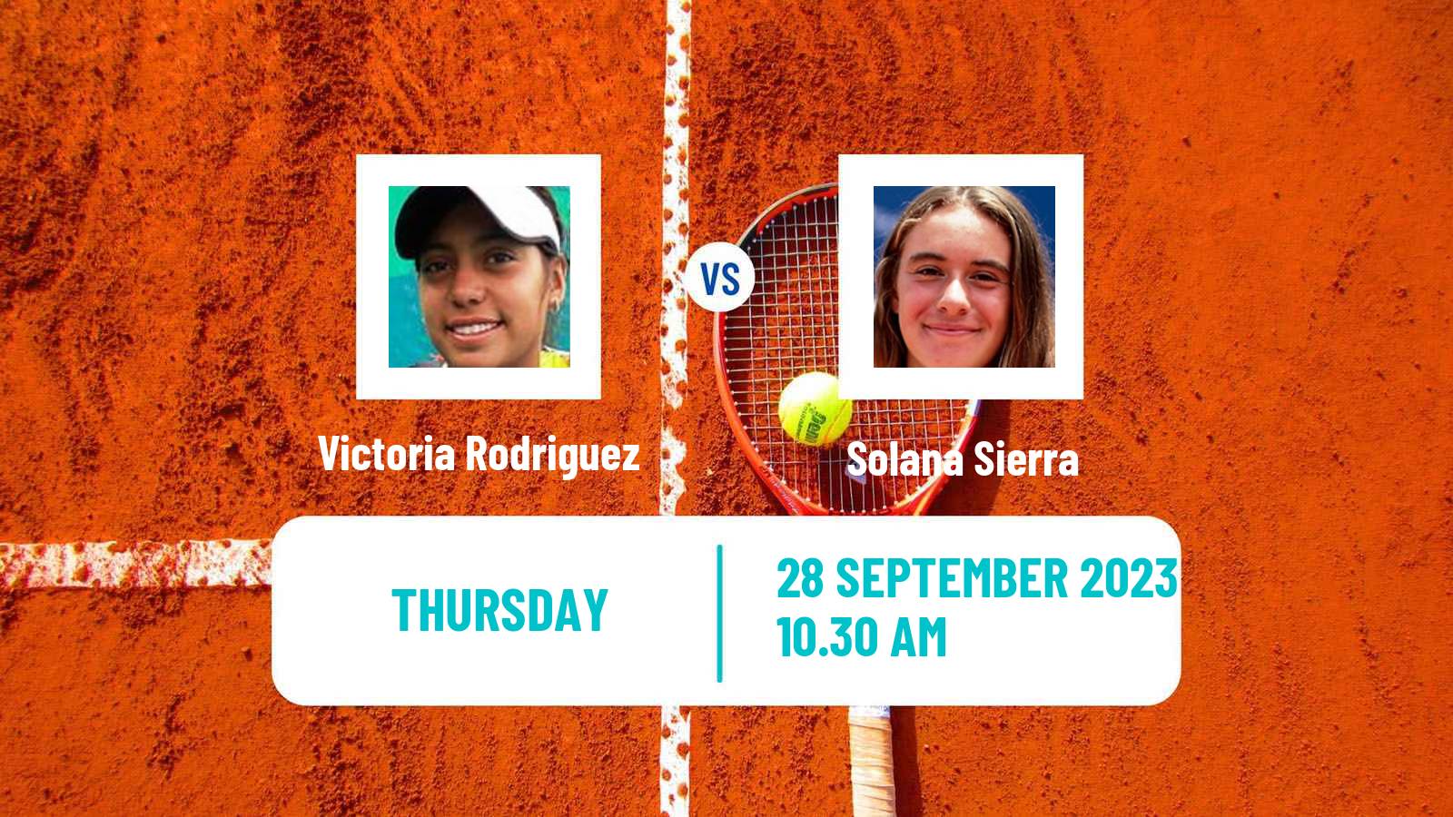 Tennis ITF W25 Lujan Women Victoria Rodriguez - Solana Sierra