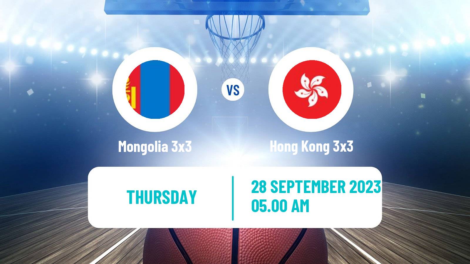 Basketball Asian Games Basketball 3x3 Mongolia 3x3 - Hong Kong 3x3