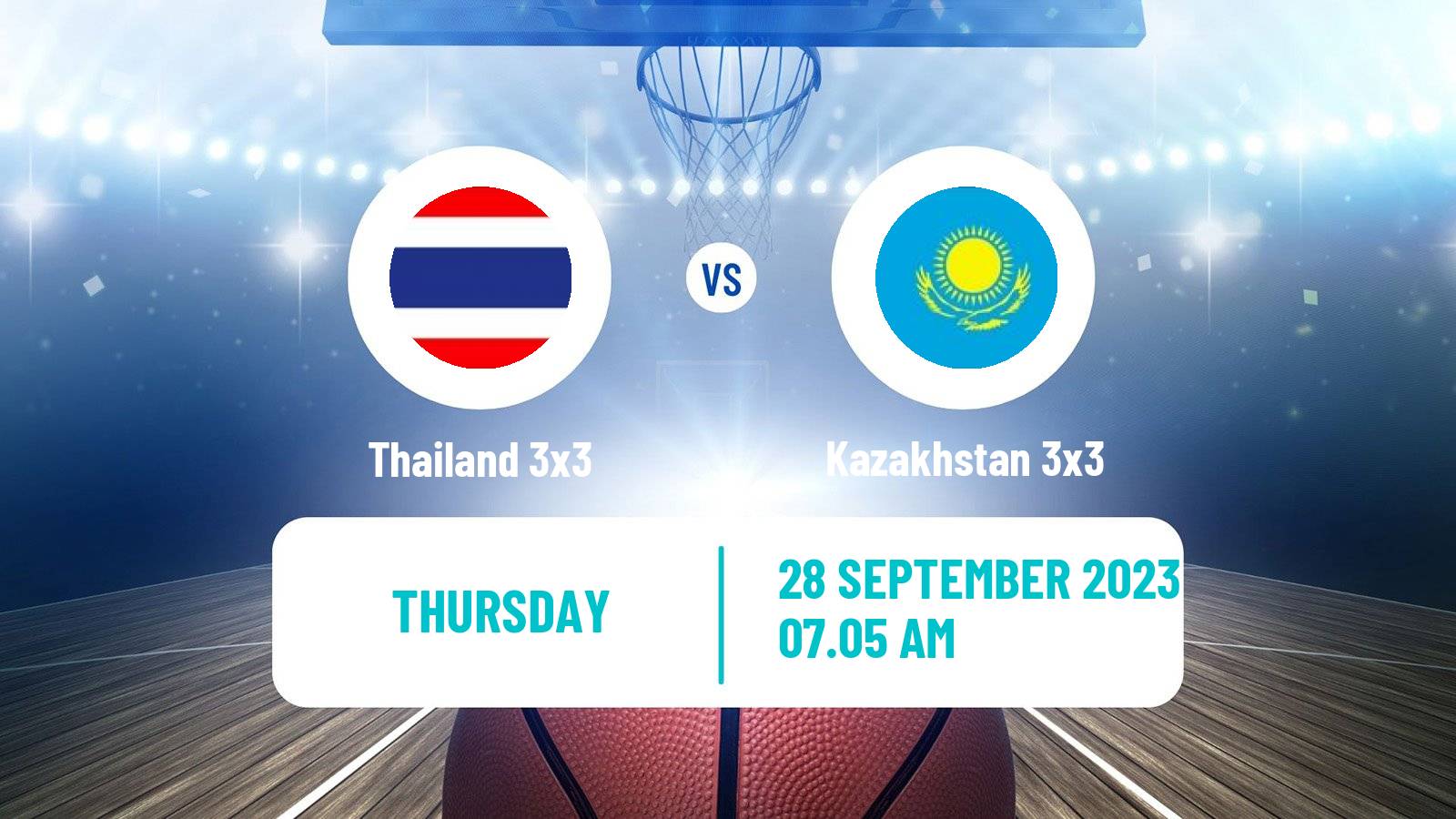 Basketball Asian Games Basketball 3x3 Thailand 3x3 - Kazakhstan 3x3