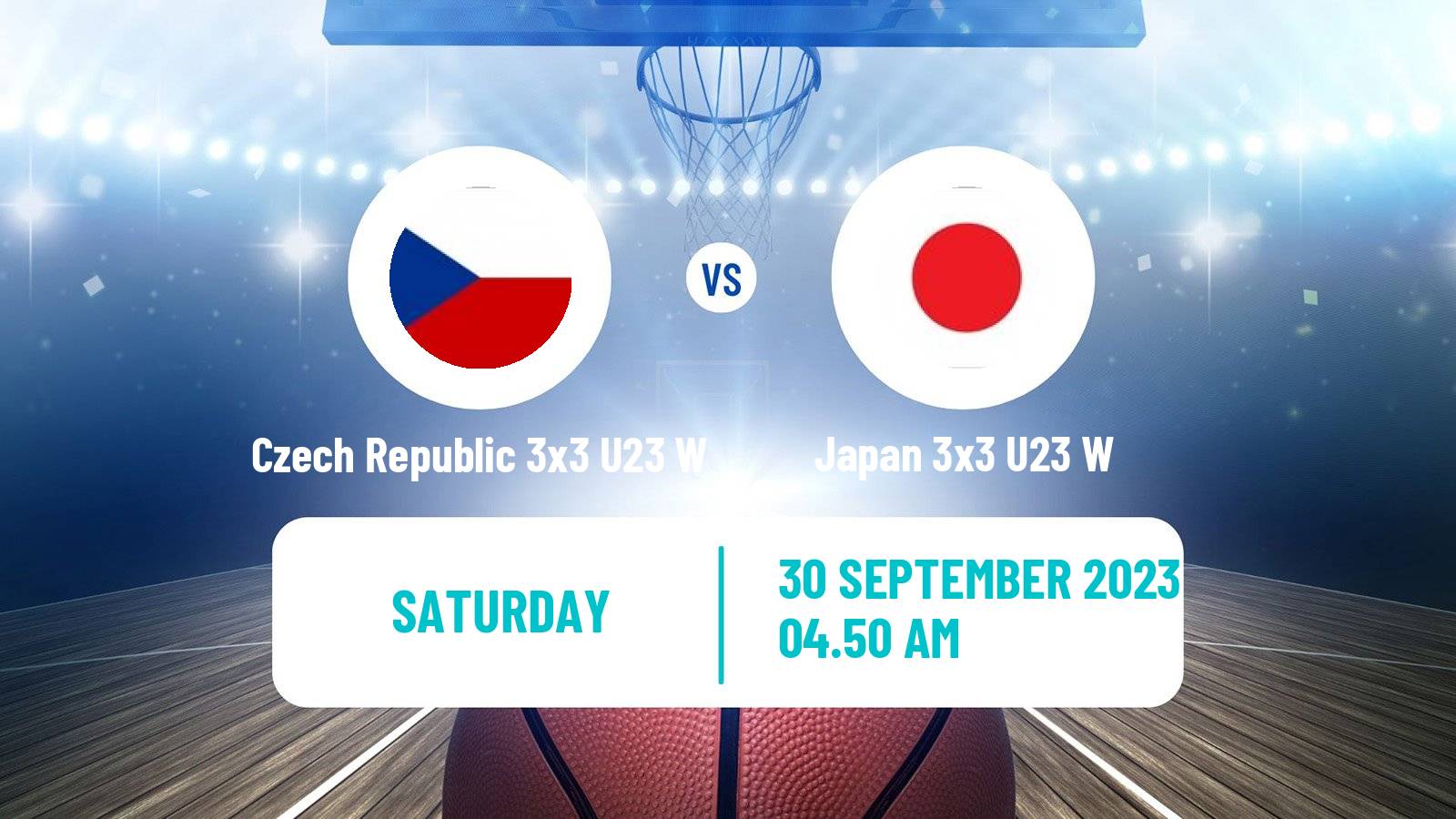 Basketball World Cup Basketball 3x3 U23 Women Czech Republic 3x3 U23 W - Japan 3x3 U23 W