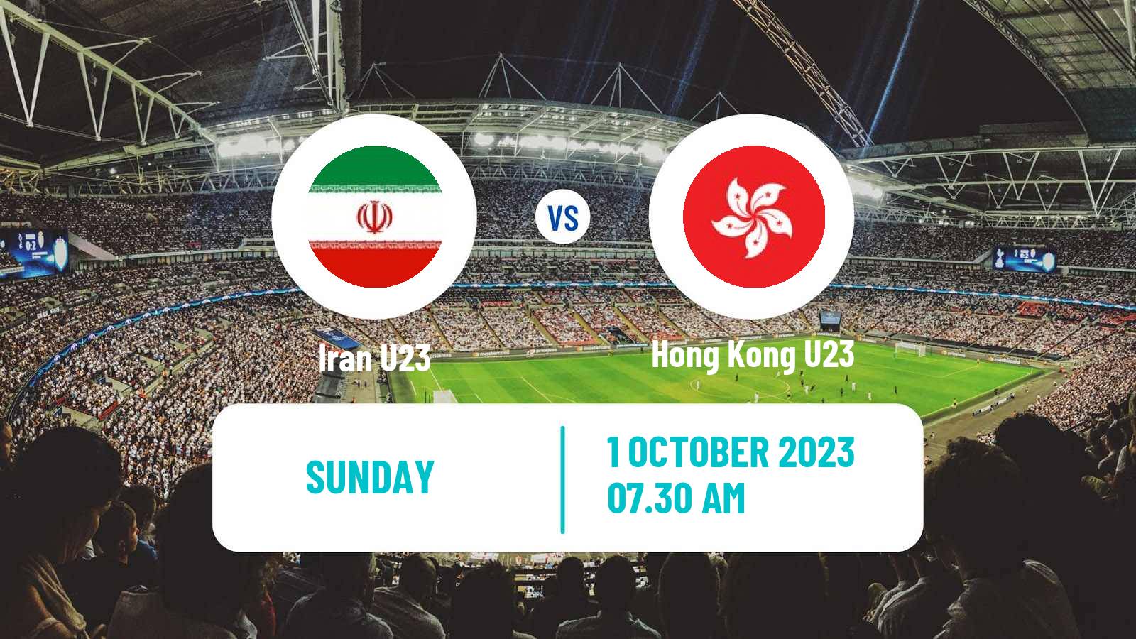Soccer Asian Games Football Iran U23 - Hong Kong U23