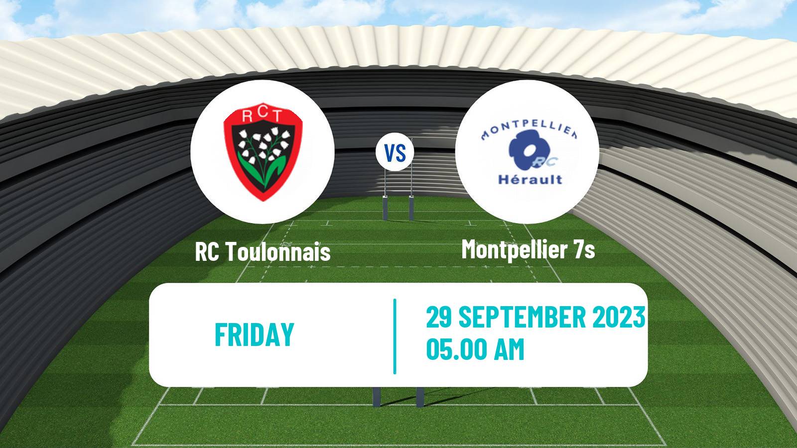 Rugby union French Supersevens 3 RC Toulonnais - Montpellier 7s