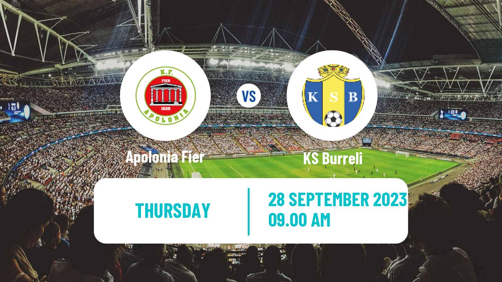 Soccer Albanian First Division Apolonia Fier - Burreli