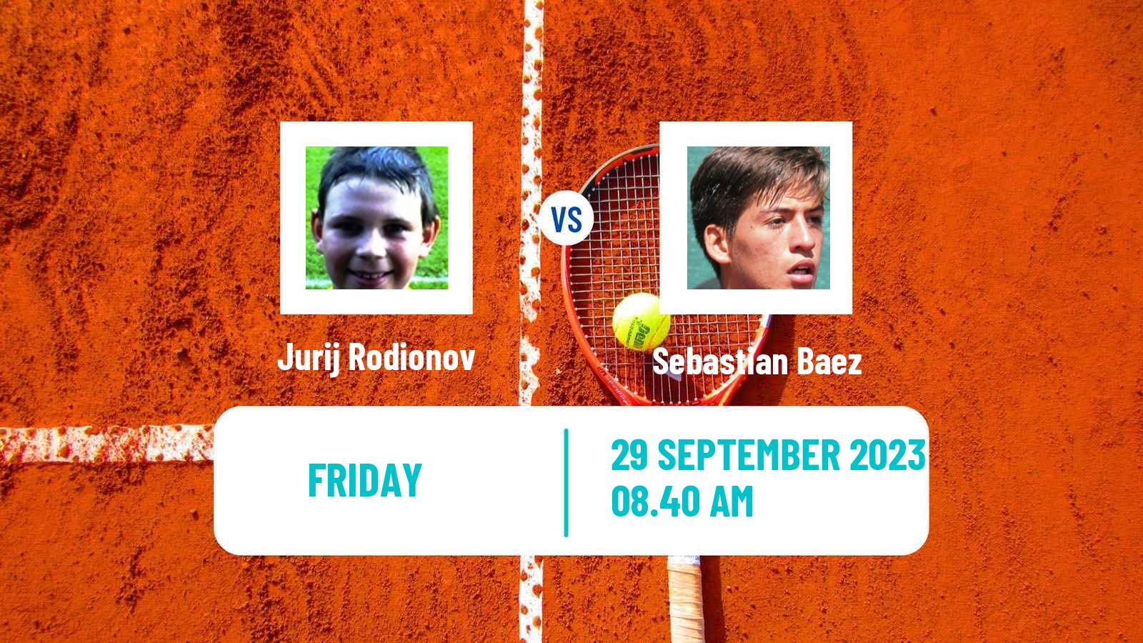 Tennis ATP Nur-Sultan Jurij Rodionov - Sebastian Baez