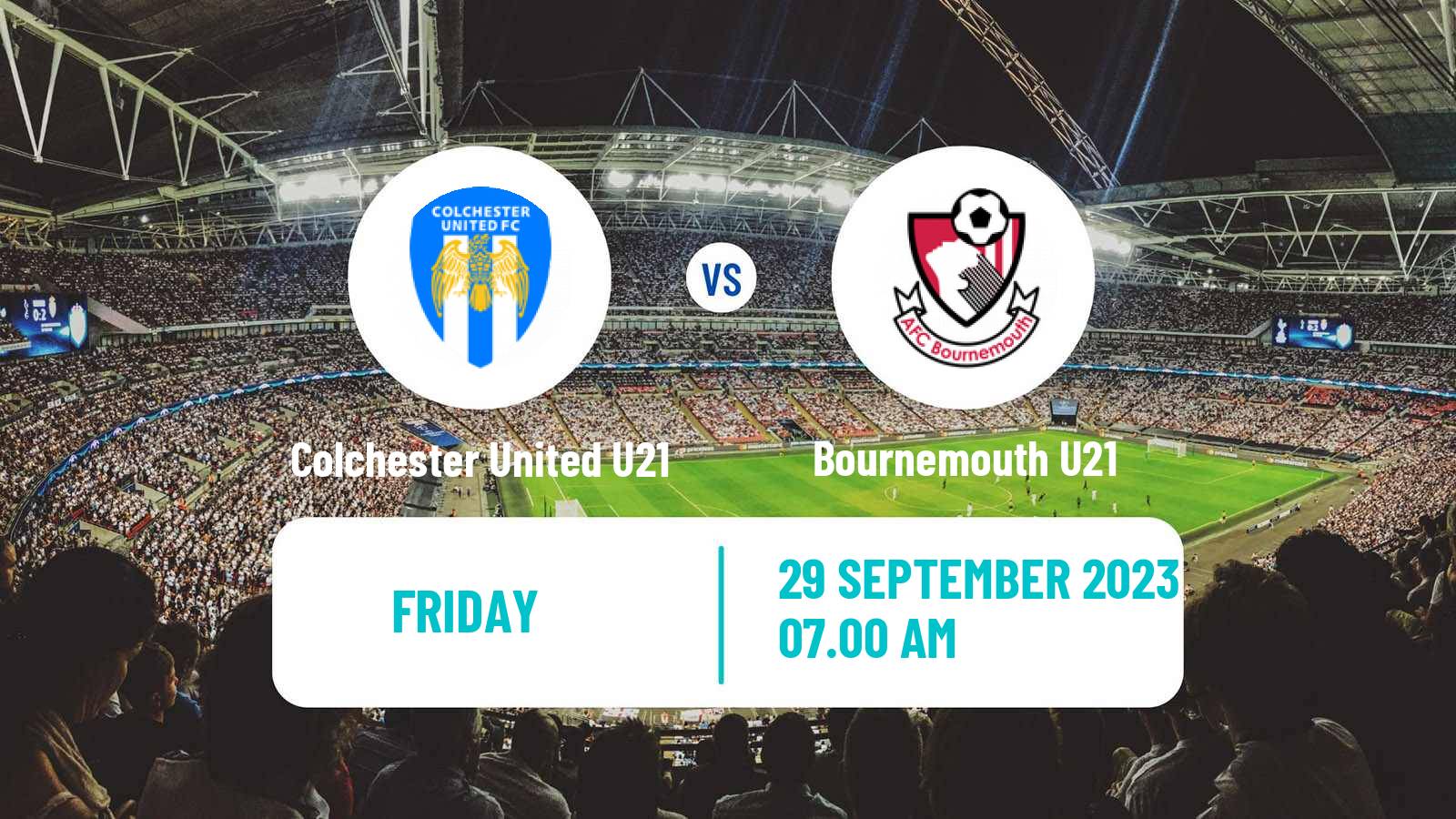 U21s Match Preview  Bournemouth (H) - News - Colchester United