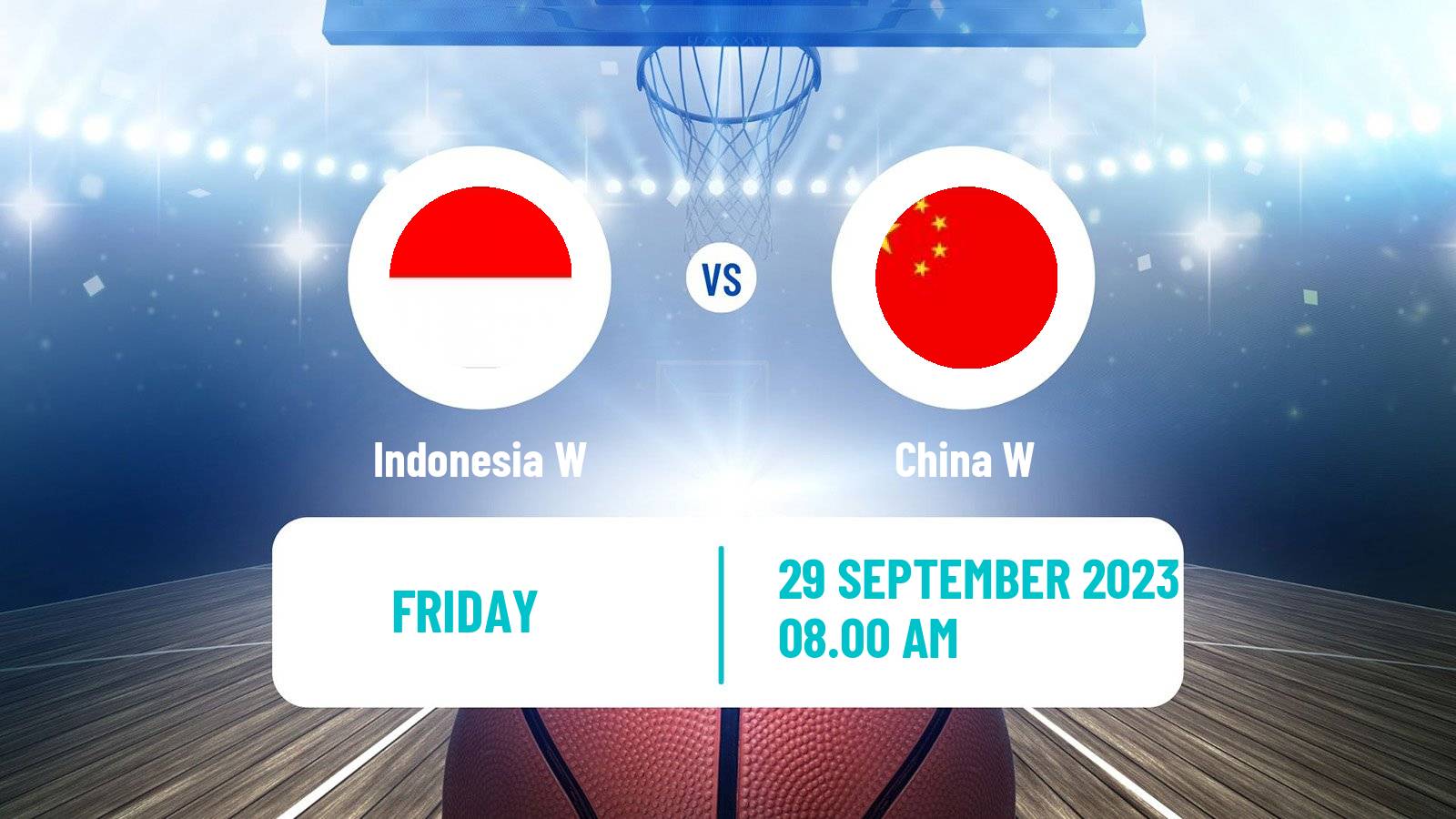 Basketball Asian Games Basketball Women Indonesia W - China W