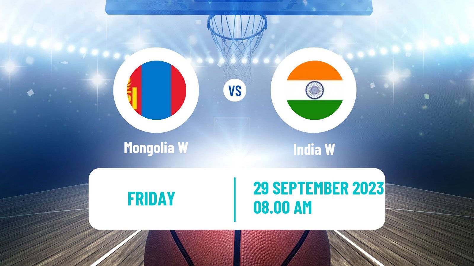 Basketball Asian Games Basketball Women Mongolia W - India W