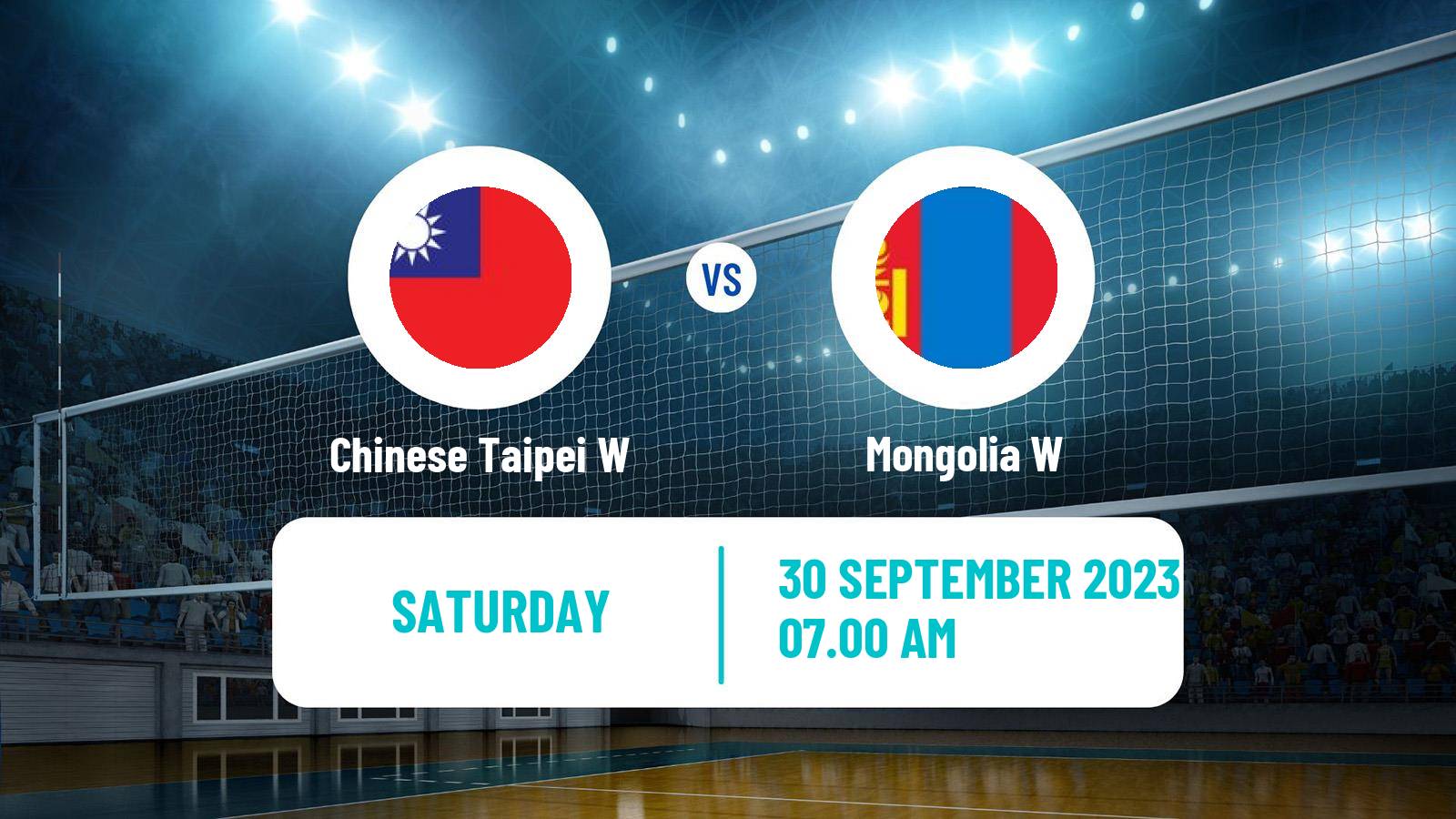 Volleyball Asian Games Volleyball Women Chinese Taipei W - Mongolia W