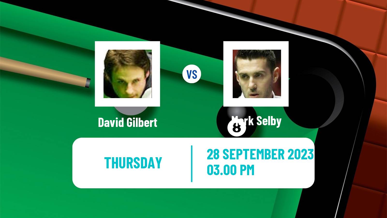 Snooker British Open David Gilbert - Mark Selby