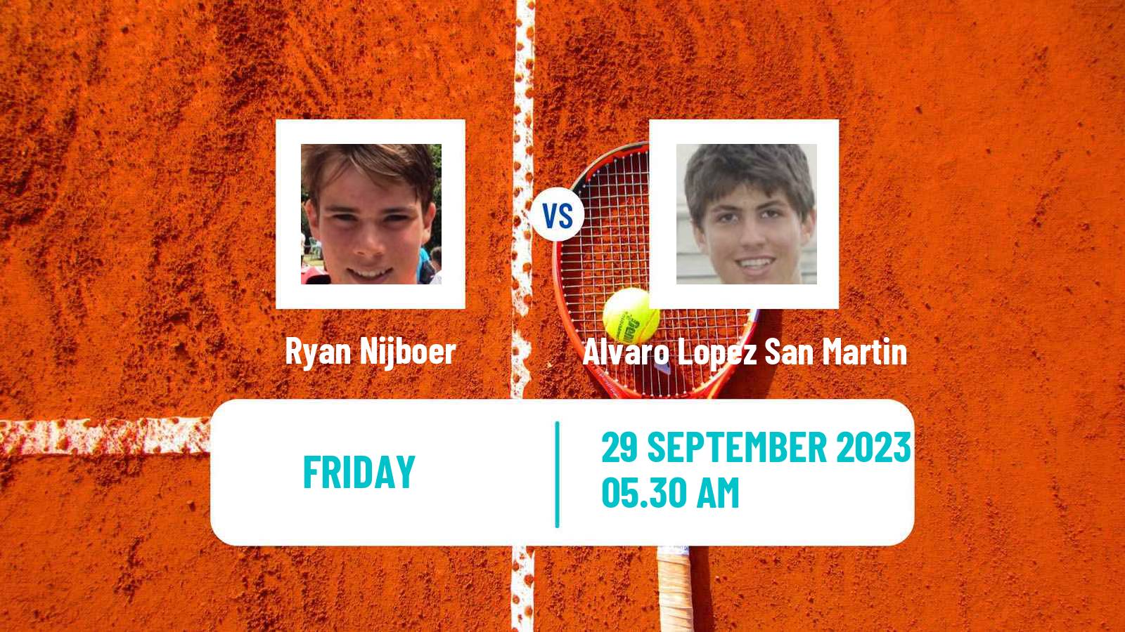 Tennis ITF M25 Sabadell 2 Men Ryan Nijboer - Alvaro Lopez San Martin