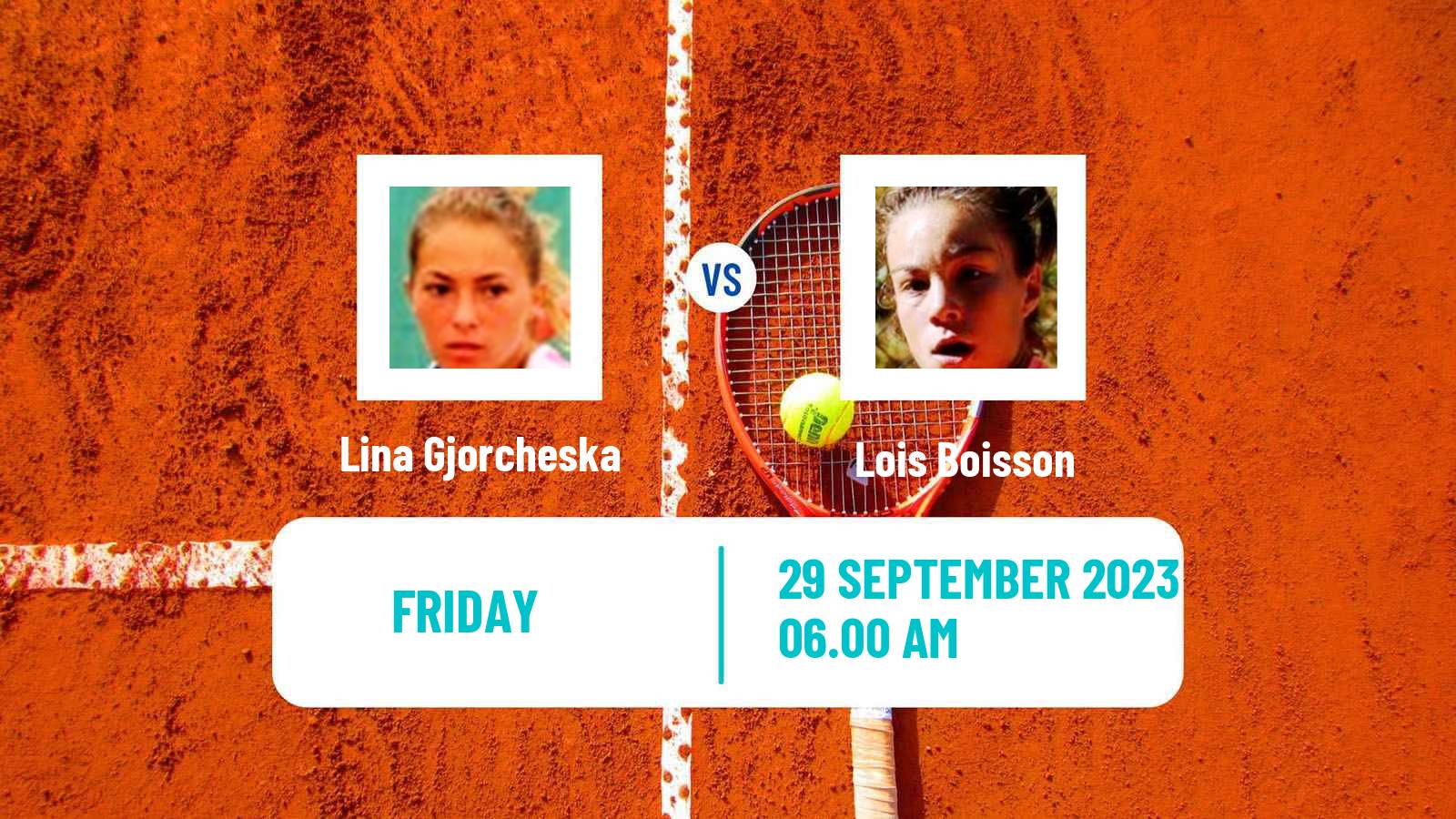 Tennis ITF W40 Kursumlijska Banja Women Lina Gjorcheska - Lois Boisson