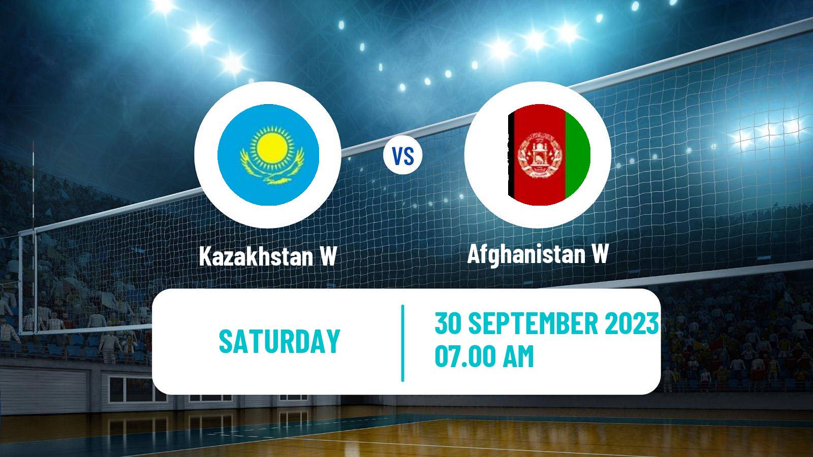 Volleyball Asian Games Volleyball Women Kazakhstan W - Afghanistan W