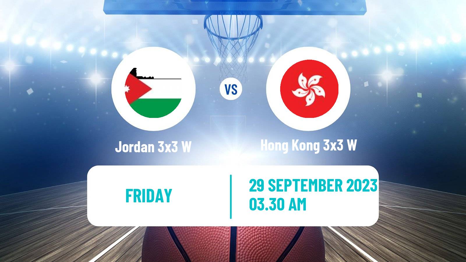 Basketball Asian Games Basketball 3x3 Women Jordan 3x3 W - Hong Kong 3x3 W