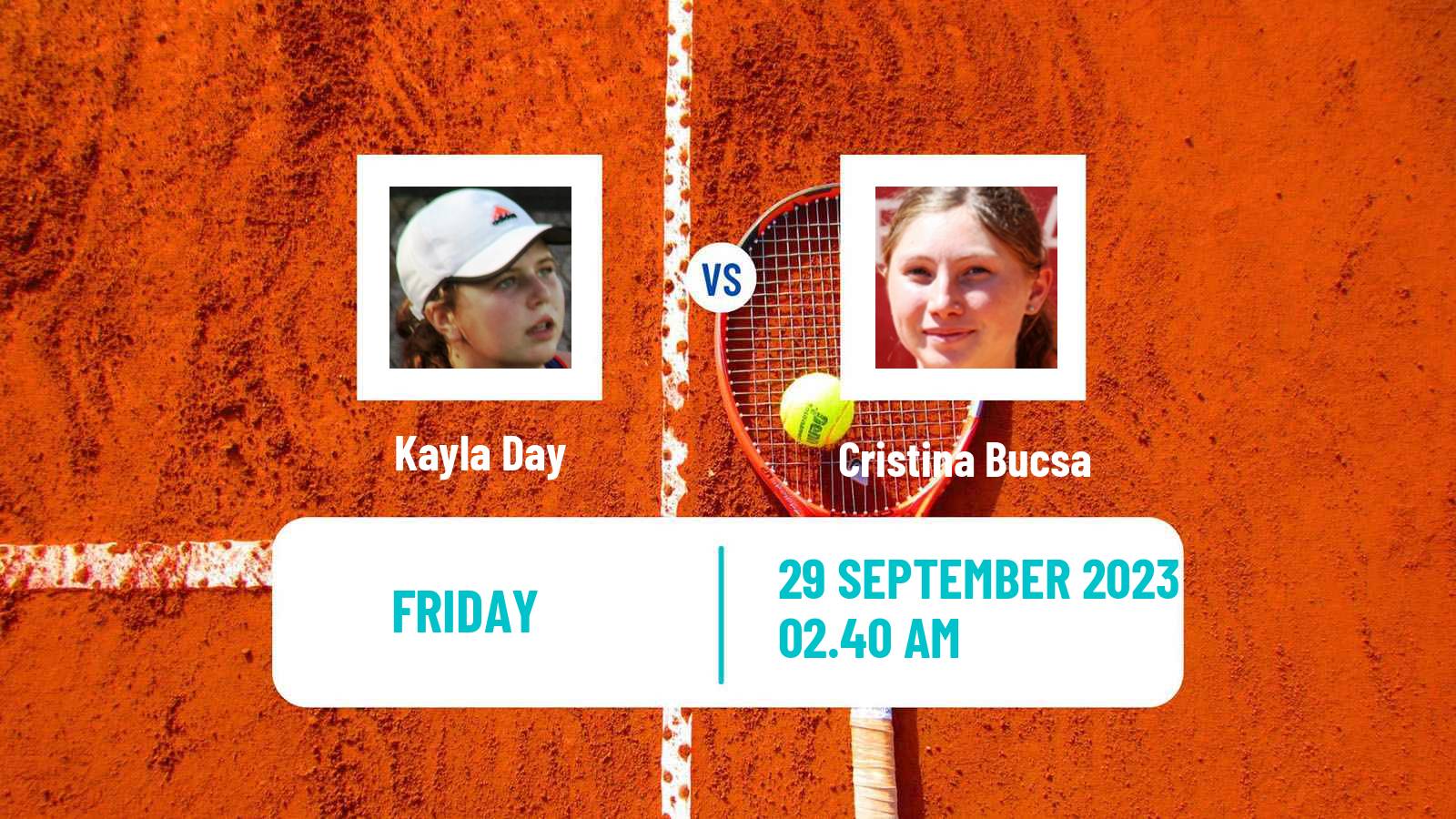 Tennis WTA Beijing Kayla Day - Cristina Bucsa