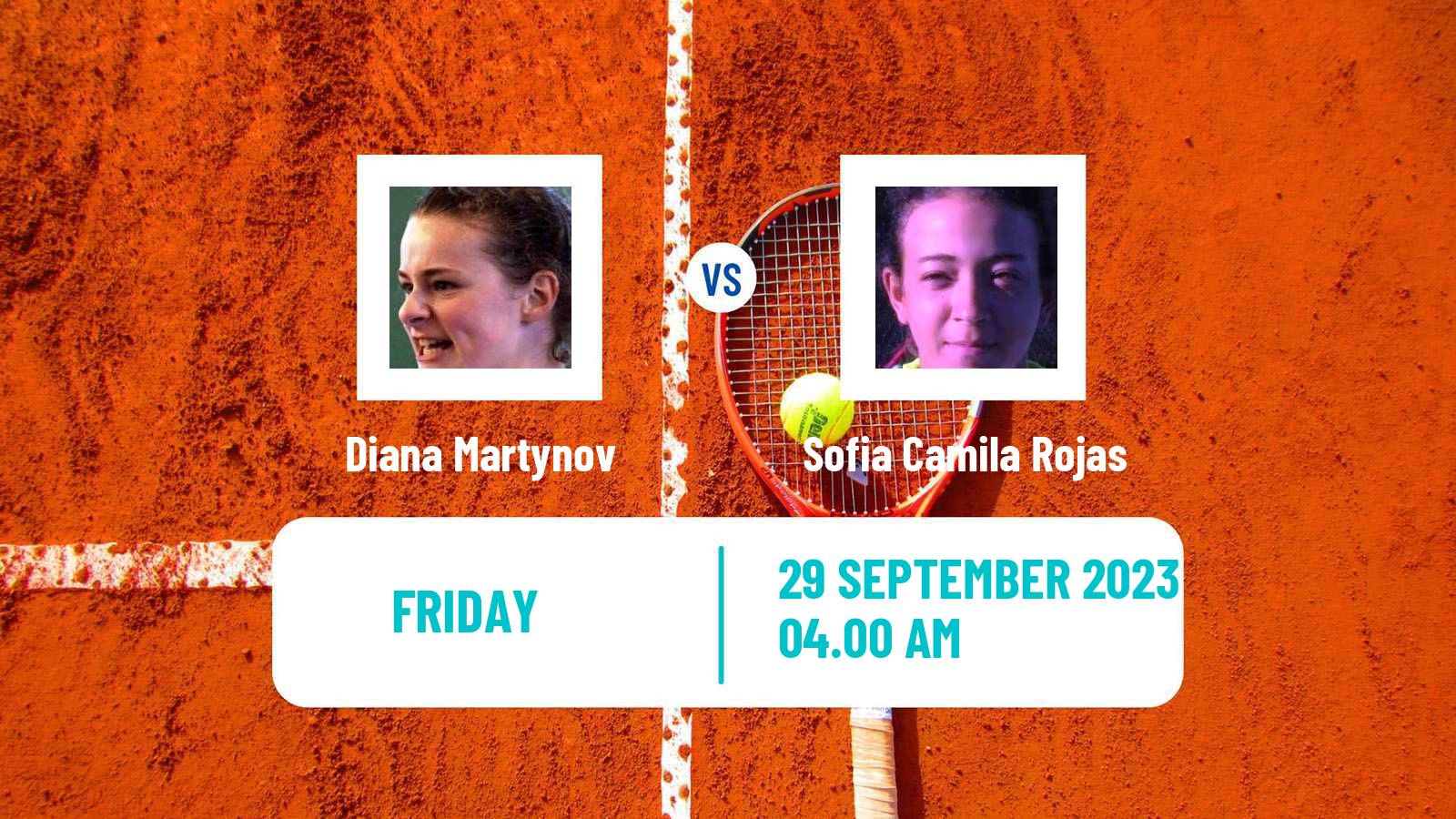 Tennis ITF W15 Monastir 34 Women Diana Martynov - Sofia Camila Rojas