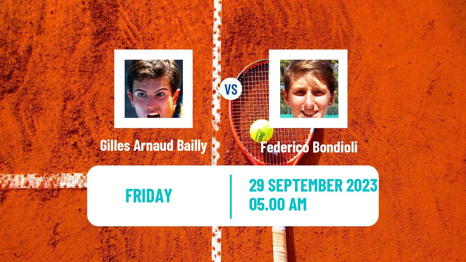 Tennis ITF M25 Santa Margherita Di Pula 7 Men Gilles Arnaud Bailly - Federico Bondioli