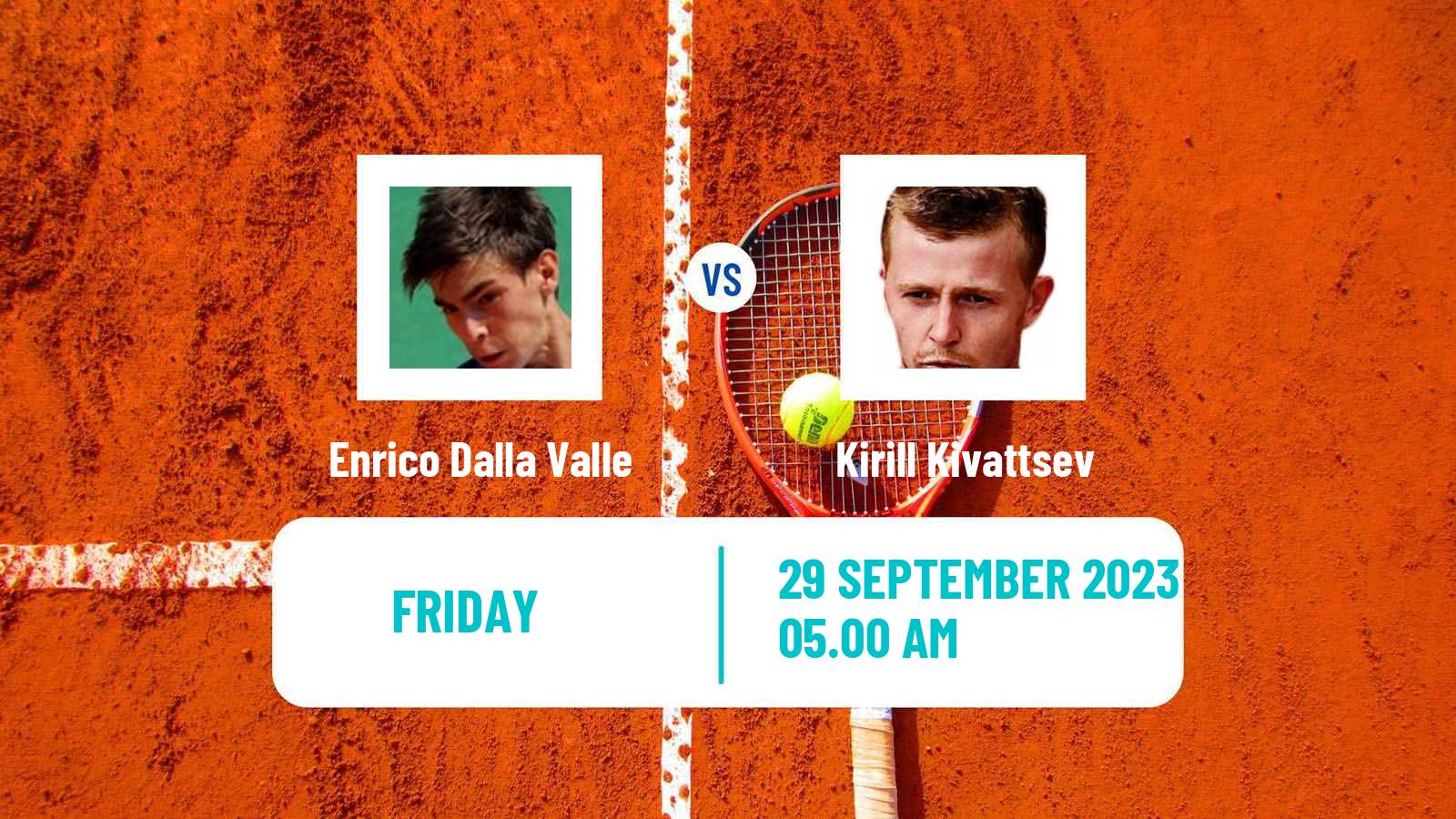 Tennis ITF M25 Santa Margherita Di Pula 7 Men Enrico Dalla Valle - Kirill Kivattsev