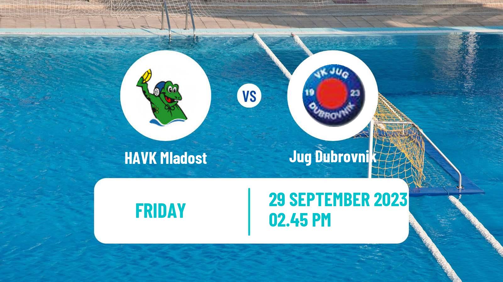 Water polo Regional League Water Polo HAVK Mladost - Jug Dubrovnik