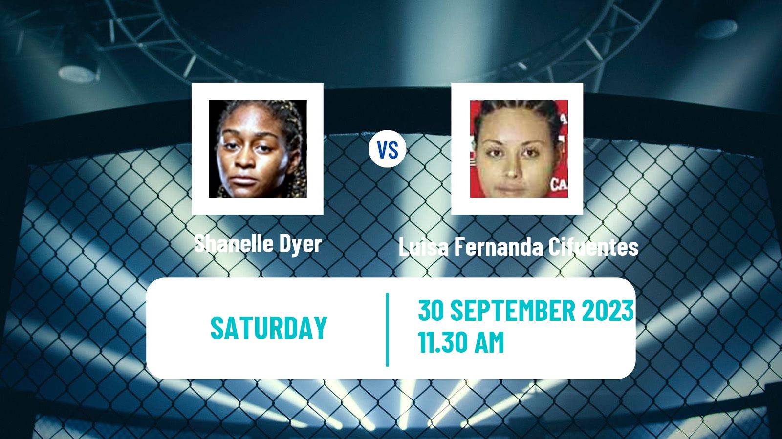 MMA Flyweight Women Pfl Shanelle Dyer - Luisa Fernanda Cifuentes