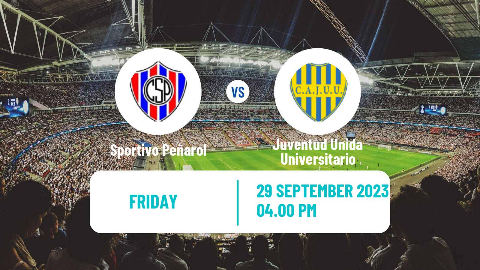 Soccer Argentinian Torneo Federal Sportivo Peñarol - Juventud Unida Universitario
