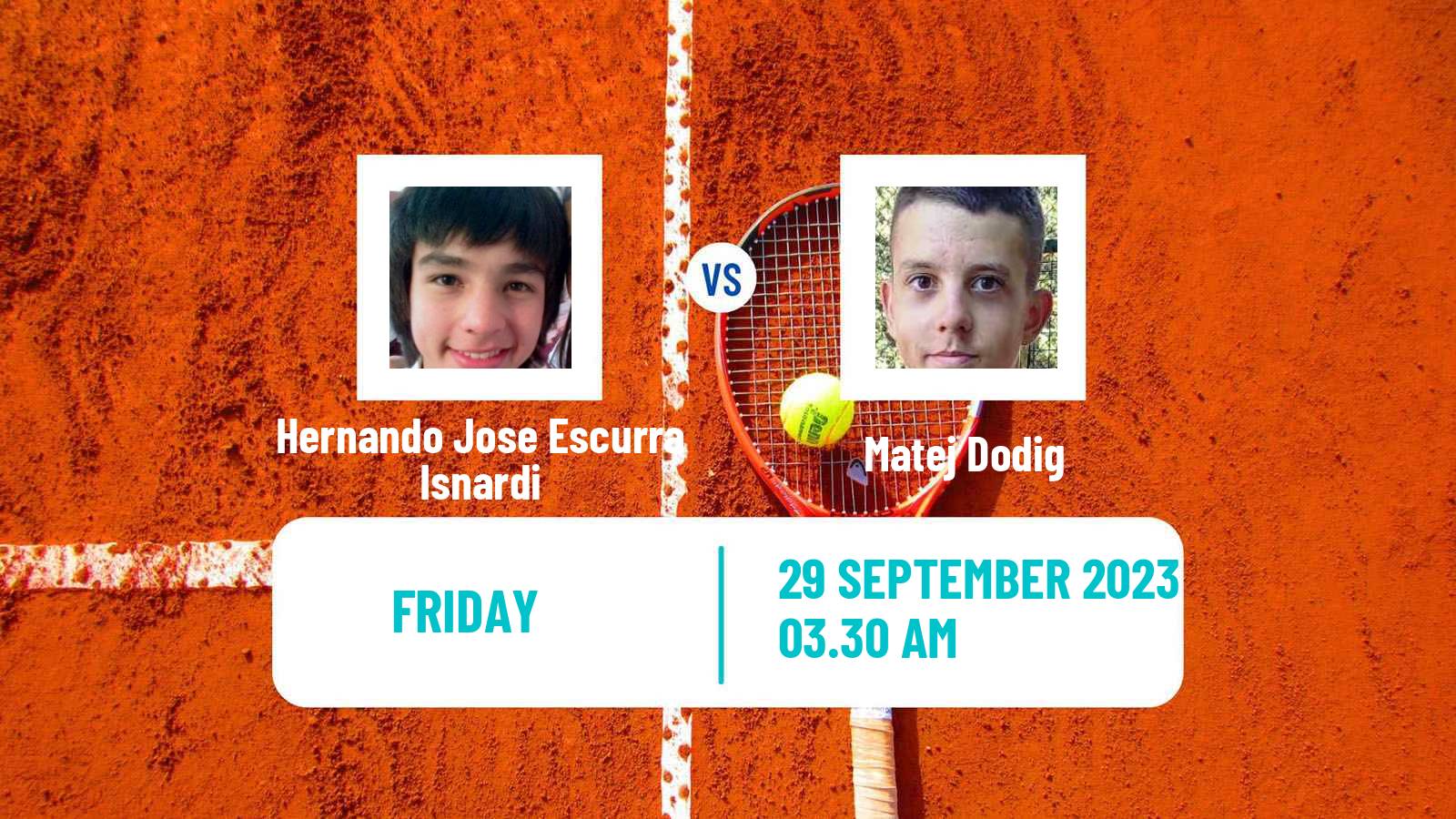 Tennis ITF M25 ZlatIBOr Men Hernando Jose Escurra Isnardi - Matej Dodig