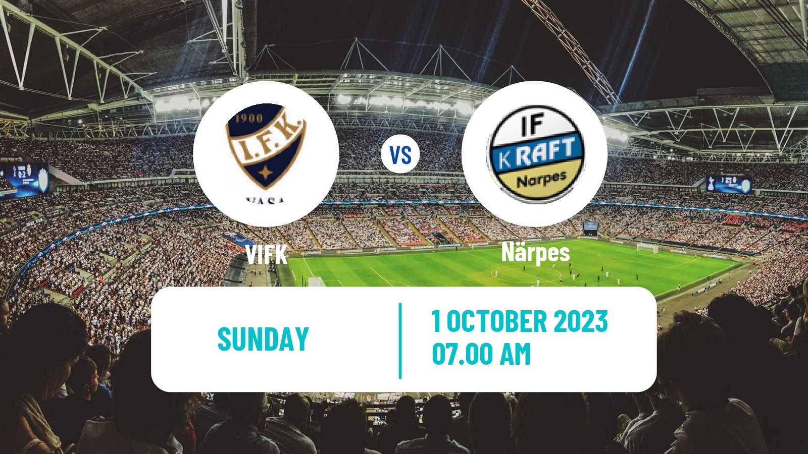 Soccer Finnish Kakkonen Group C VIFK - Närpes