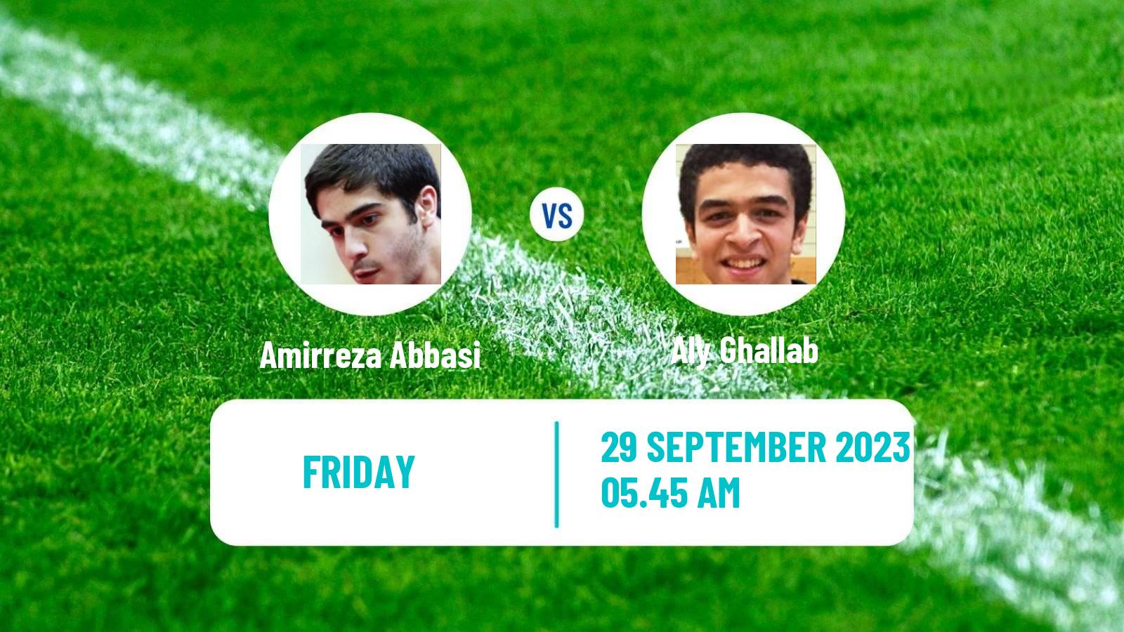 Table tennis Tt Star Series Men Amirreza Abbasi - Aly Ghallab