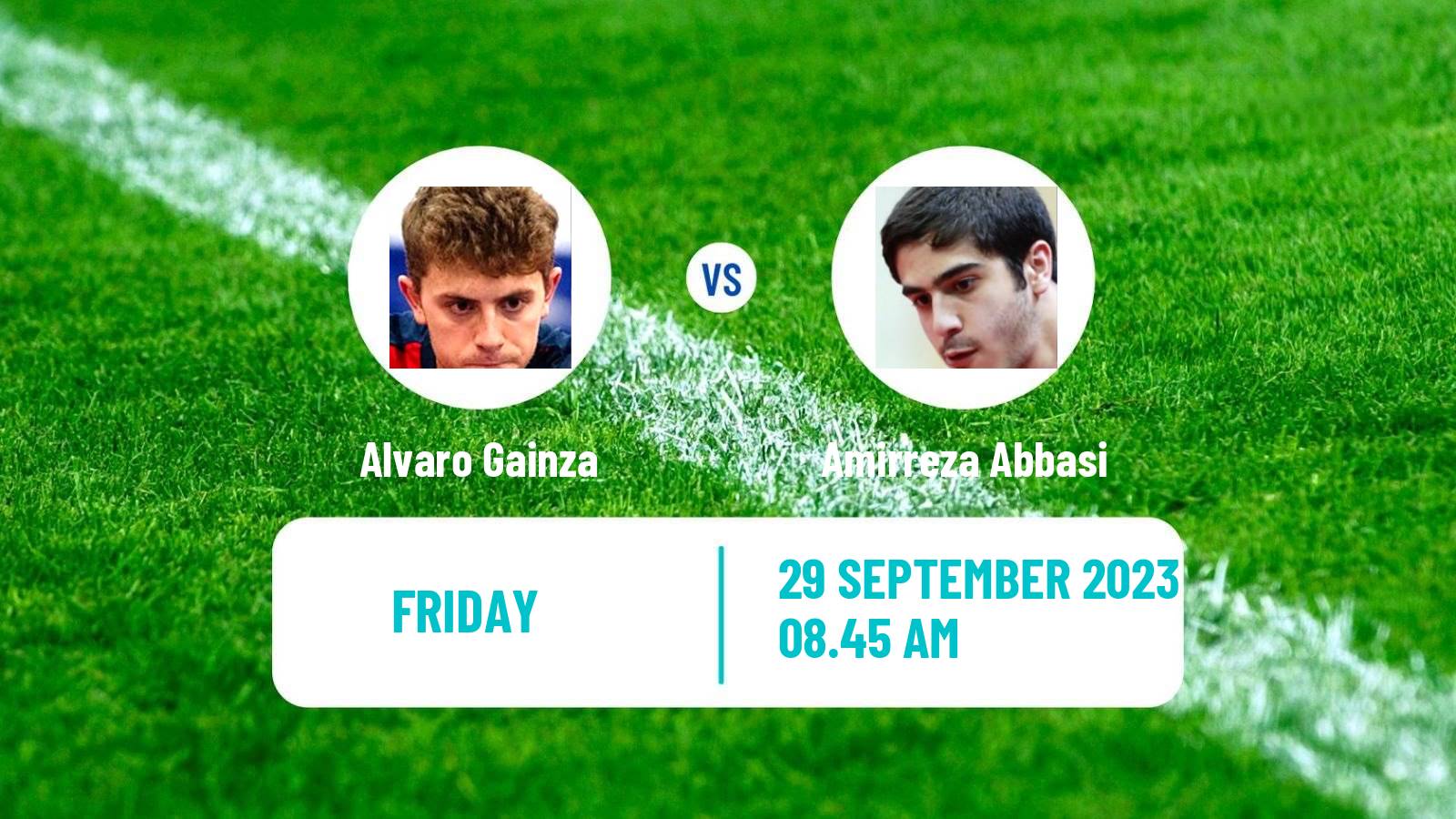 Table tennis Tt Star Series Men Alvaro Gainza - Amirreza Abbasi