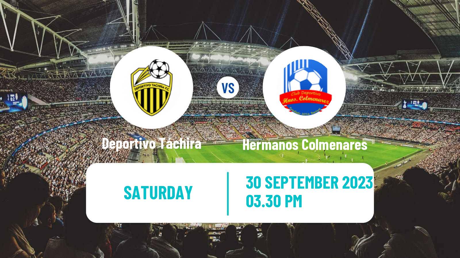 Soccer Venezuelan Primera Division Deportivo Táchira - Hermanos Colmenares