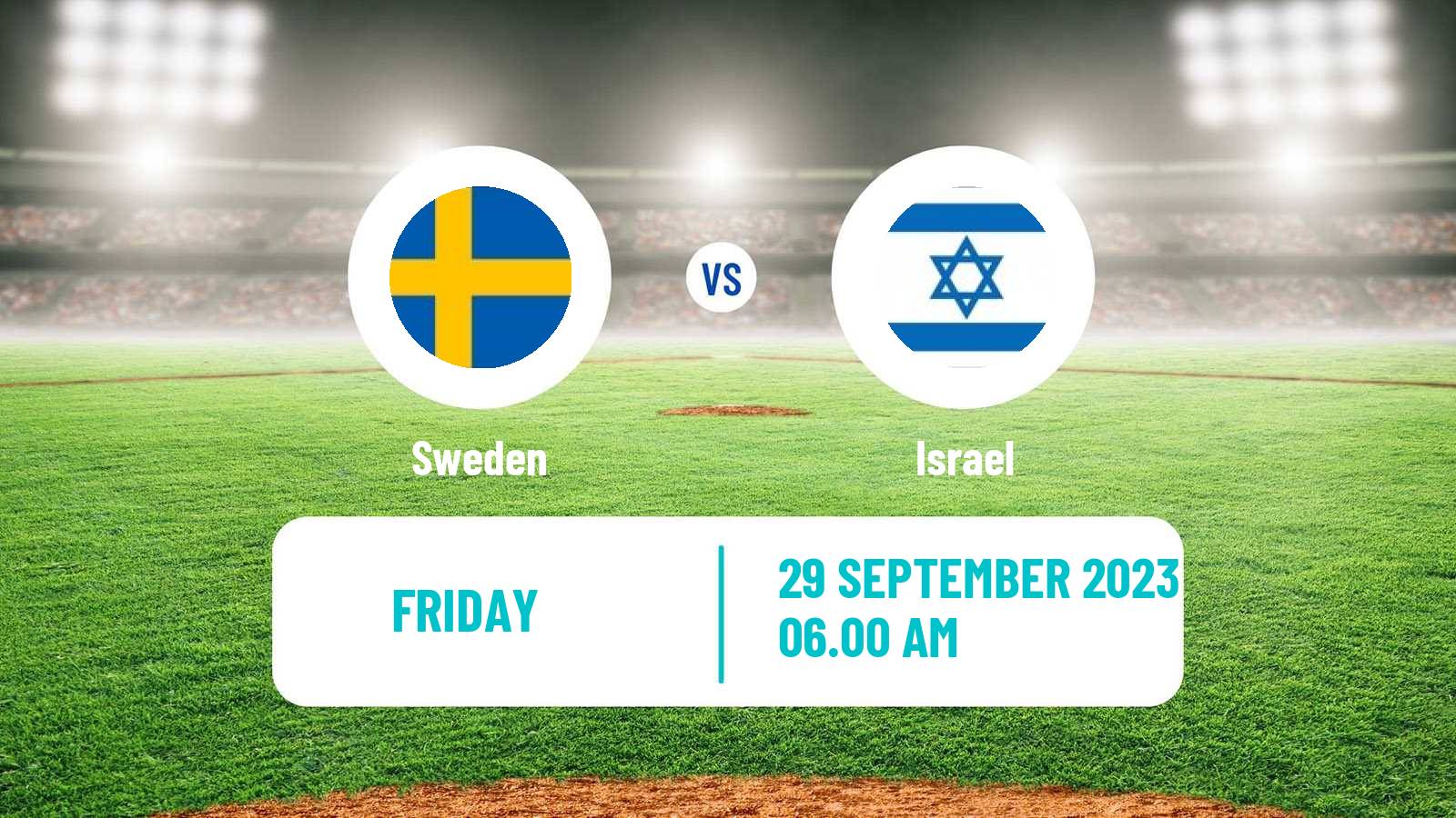 Baseball European Championship Baseball Sweden - Israel