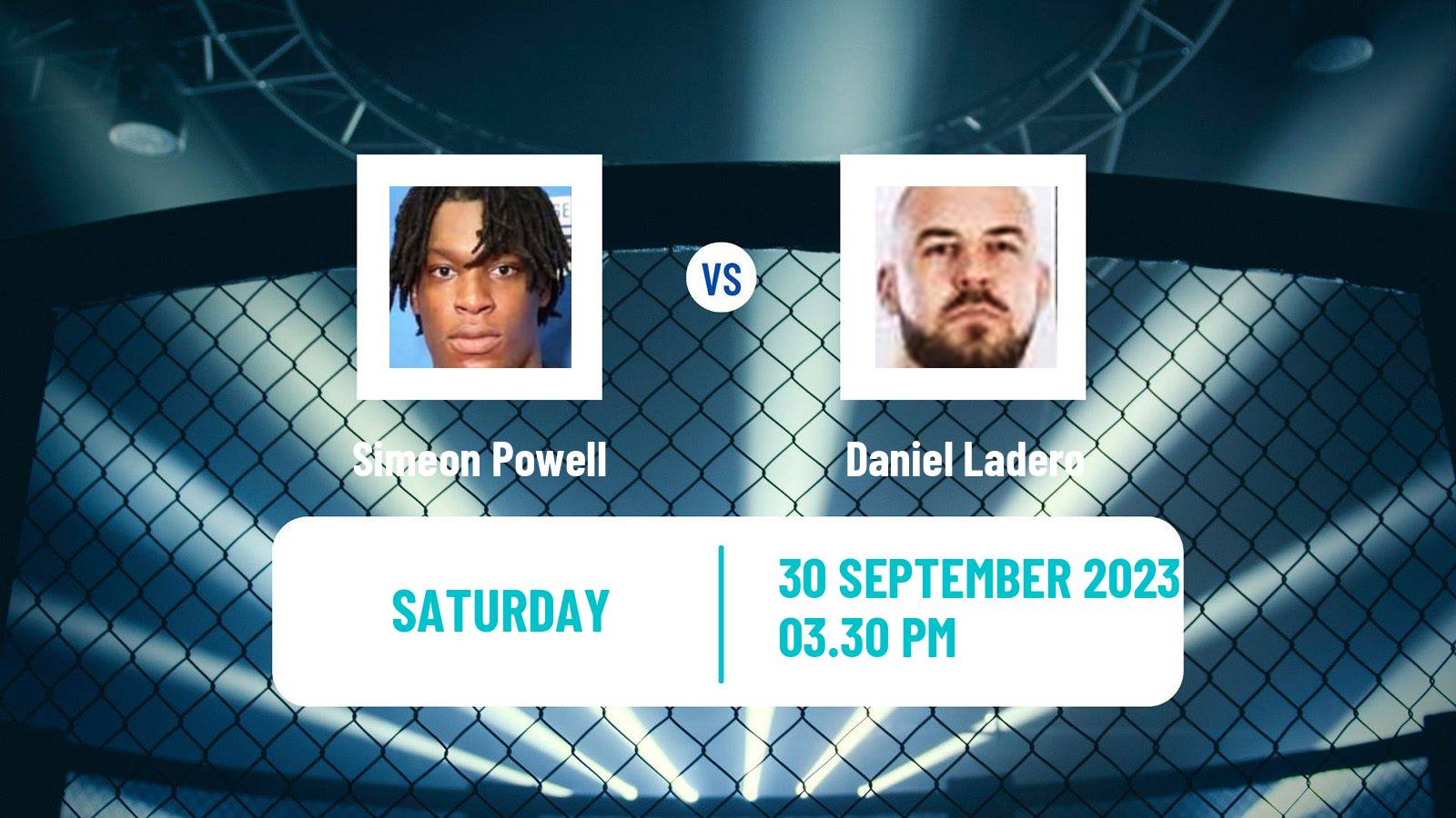 MMA Light Heavyweight Pfl Men Simeon Powell - Daniel Ladero
