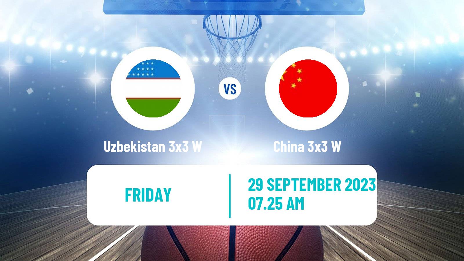 Basketball Asian Games Basketball 3x3 Women Uzbekistan 3x3 W - China 3x3 W