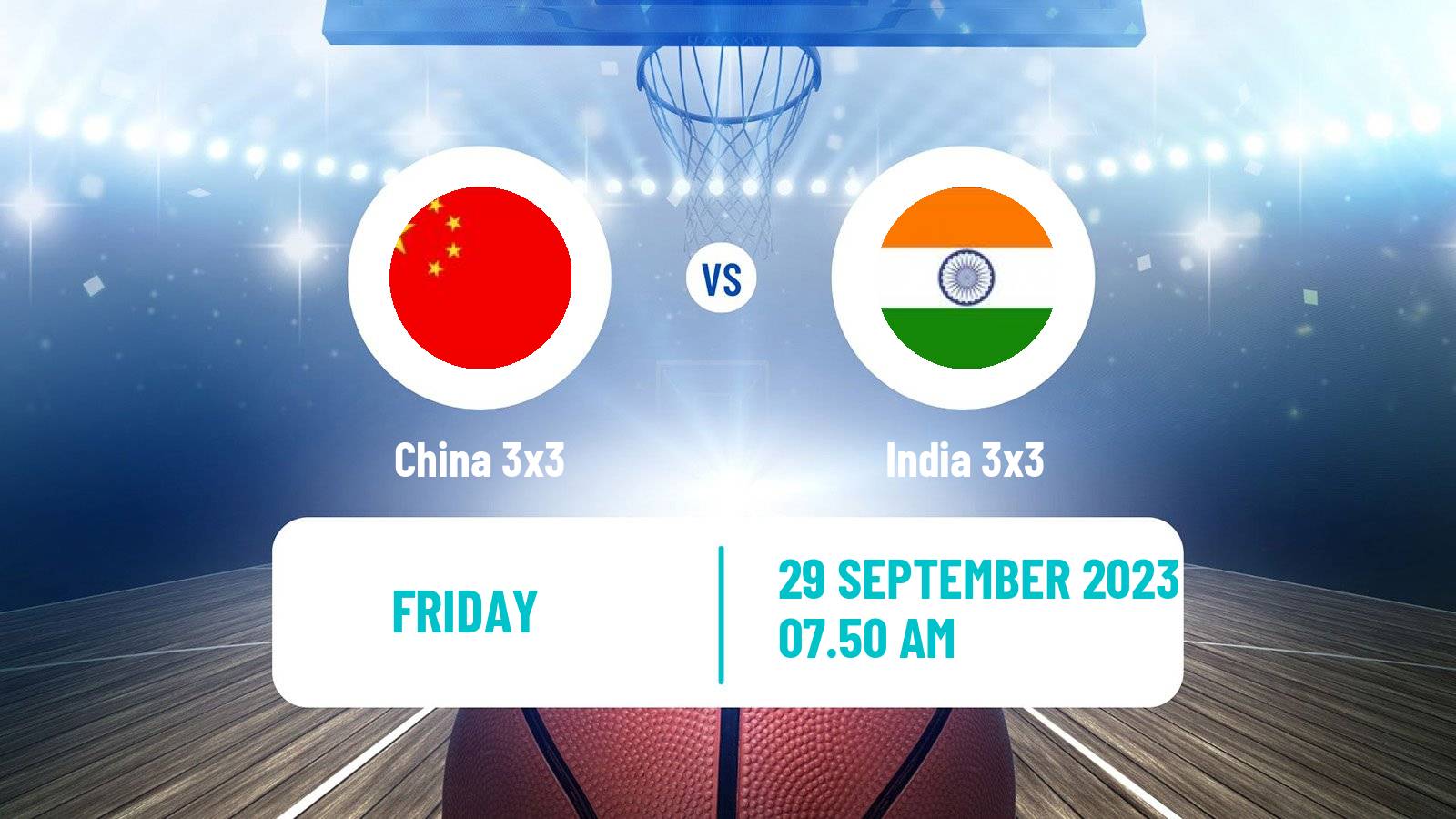Basketball Asian Games Basketball 3x3 China 3x3 - India 3x3