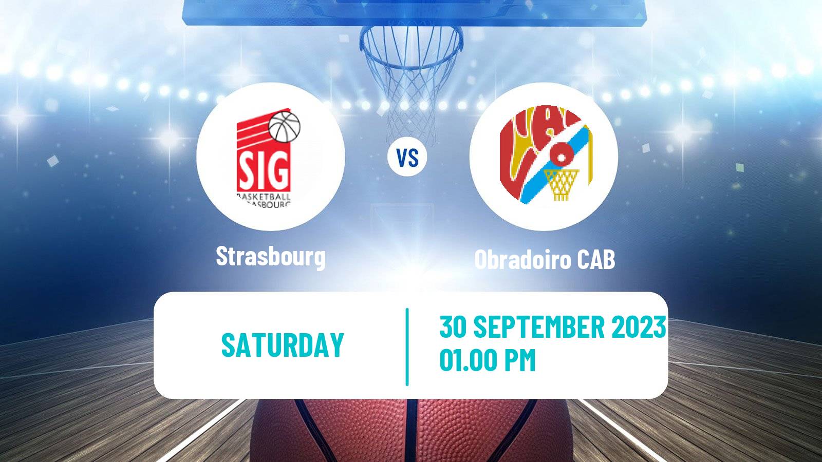 Basketball Champions League Basketball Strasbourg - Obradoiro CAB