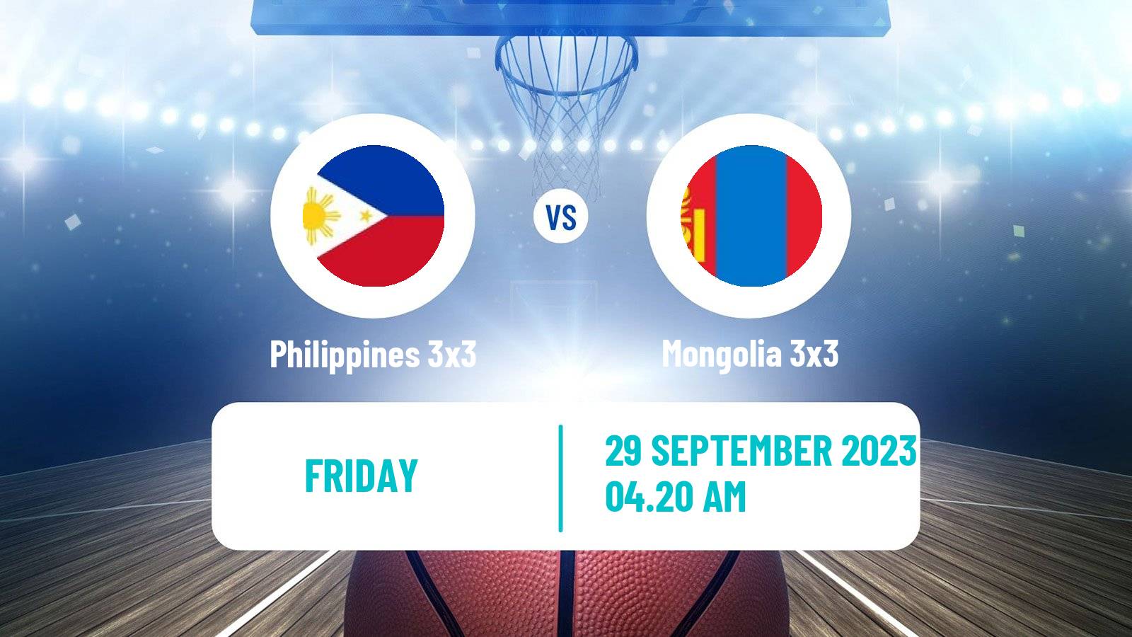 Basketball Asian Games Basketball 3x3 Philippines 3x3 - Mongolia 3x3