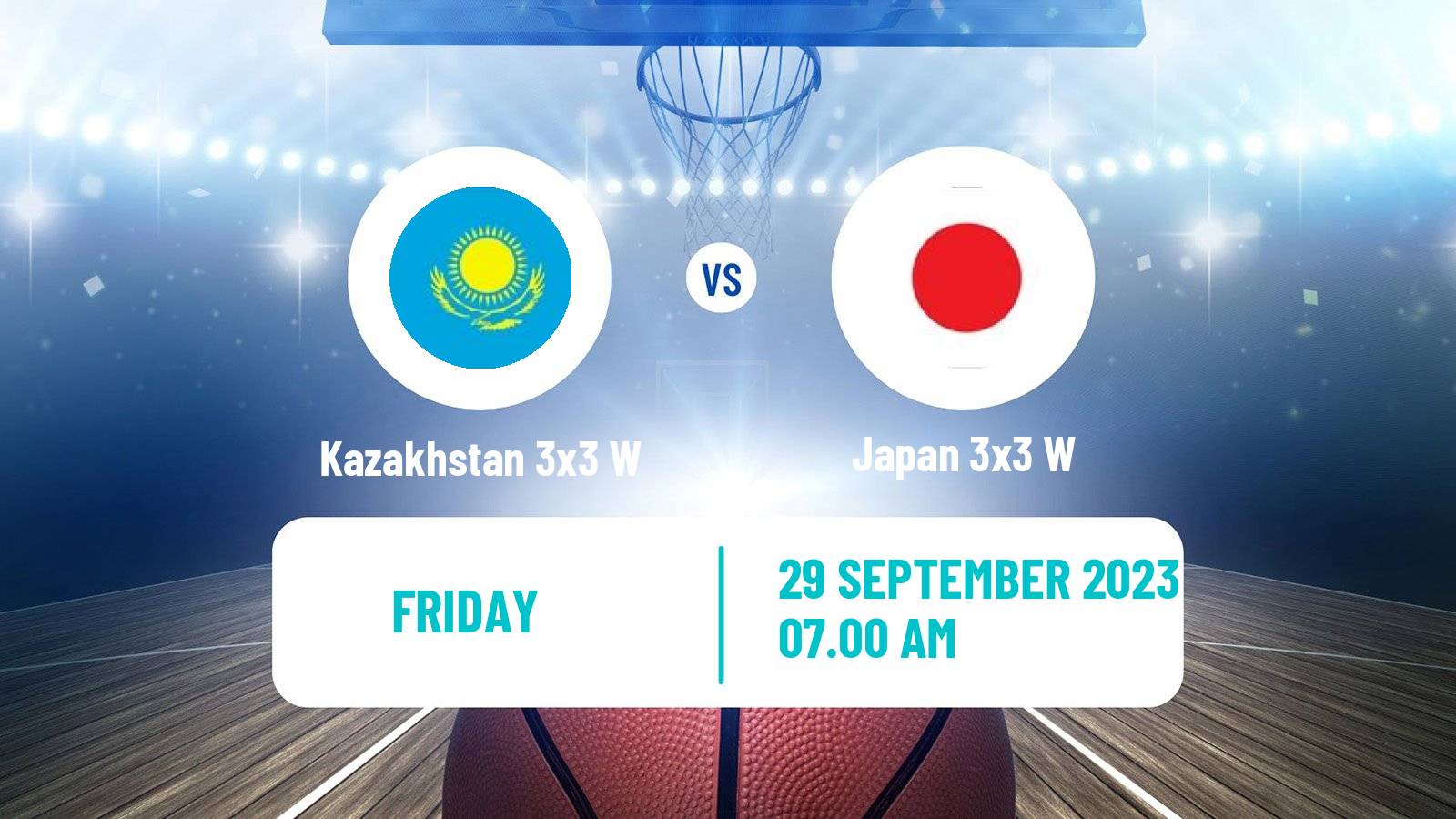 Basketball Asian Games Basketball 3x3 Women Kazakhstan 3x3 W - Japan 3x3 W