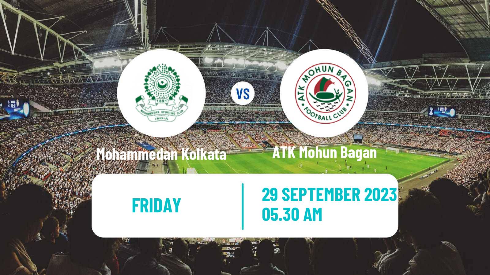 Soccer Calcutta Premier Division Mohammedan Kolkata - ATK Mohun Bagan