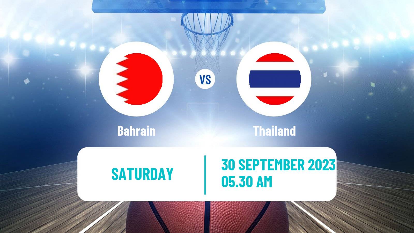 Basketball Asian Games Basketball Bahrain - Thailand
