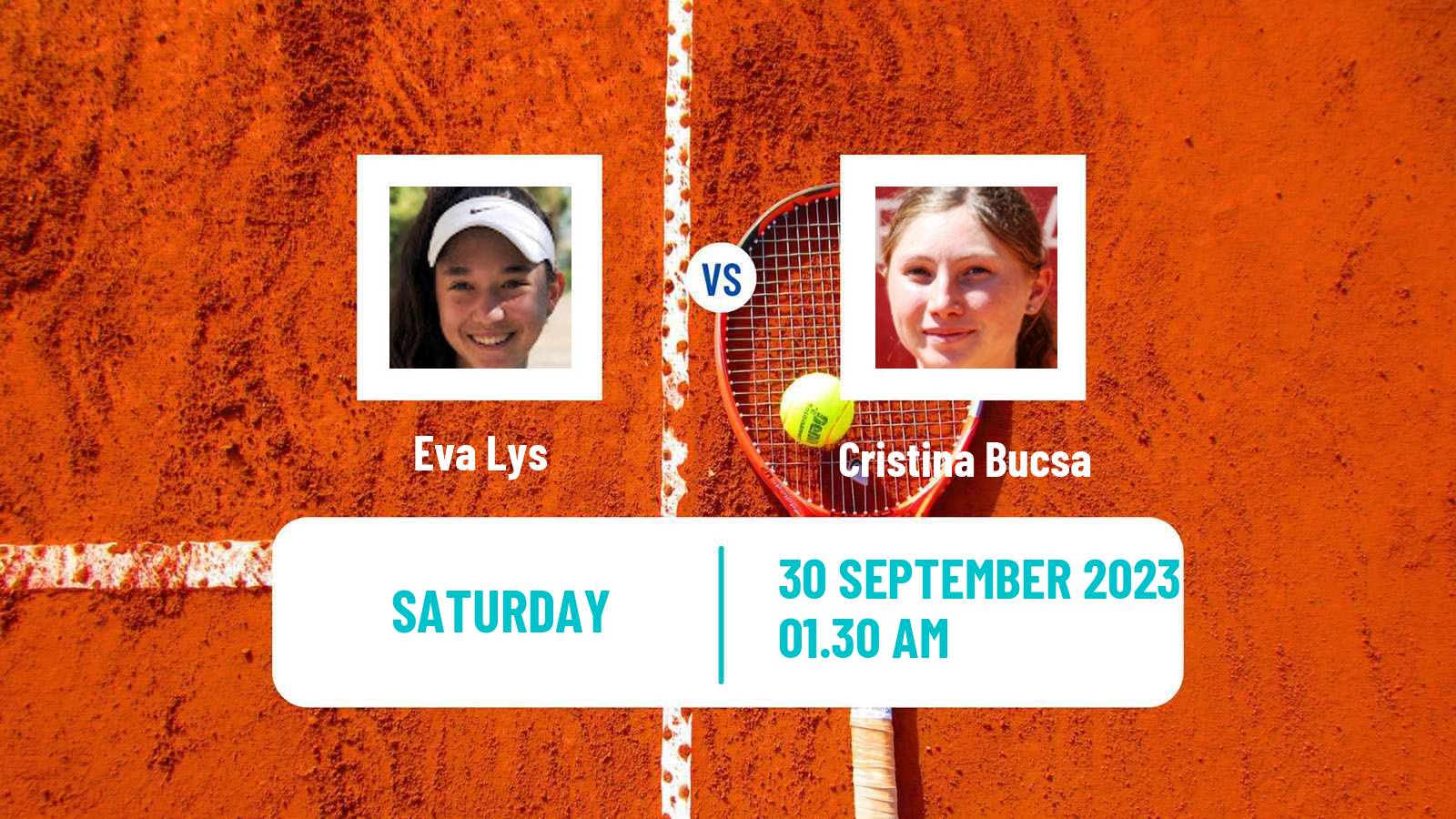 Tennis WTA Beijing Eva Lys - Cristina Bucsa