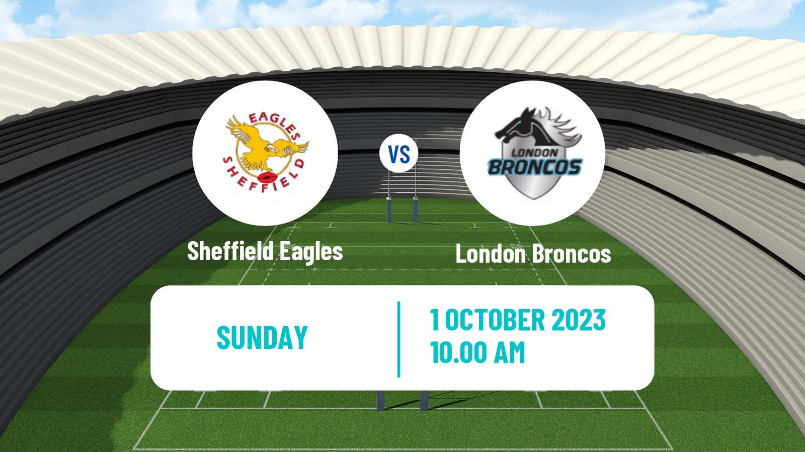 Rugby league English Championship Rugby League Sheffield Eagles - London Broncos